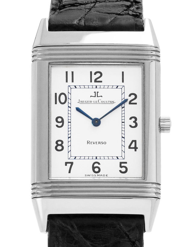 Jaeger-lecoultre Reverso Classique 250.8.86  Arabic Numerals  1994  Very Good  Case Material Steel  Bracelet Material: Leather