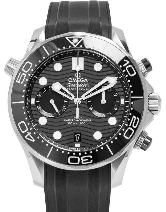 Omega Seamaster Diver  300m Co-axial Master Chronometer  210.32.44.51.01.001  Baton  2021  Very Good  Case Material Steel  Bracelet Material: Rubber