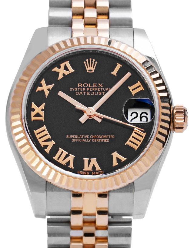 Rolex Lady-datejust 178271  Roman Numerals  2016  Very Good  Case Material Steel  Bracelet Material: Steel