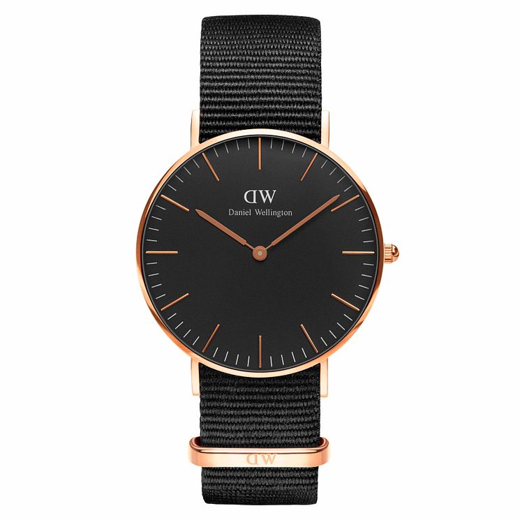 Daniel Wellington Classic Cornwall Black Dial Watch