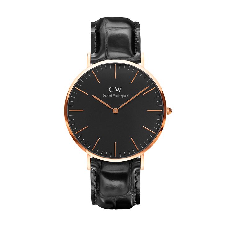 Daniel Wellington Classic Reading Black Dial Watch