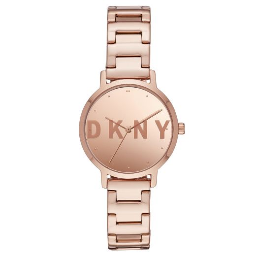 Dkny The Modernist Ladies Rose Gold Tone Bracelet Watch