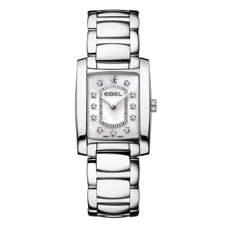 Ebel Brasilia Diamond Ladies Stainless Steel Bracelet Watch