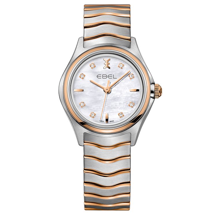 Ebel Wave Ladies Two Colour Bracelet Watch