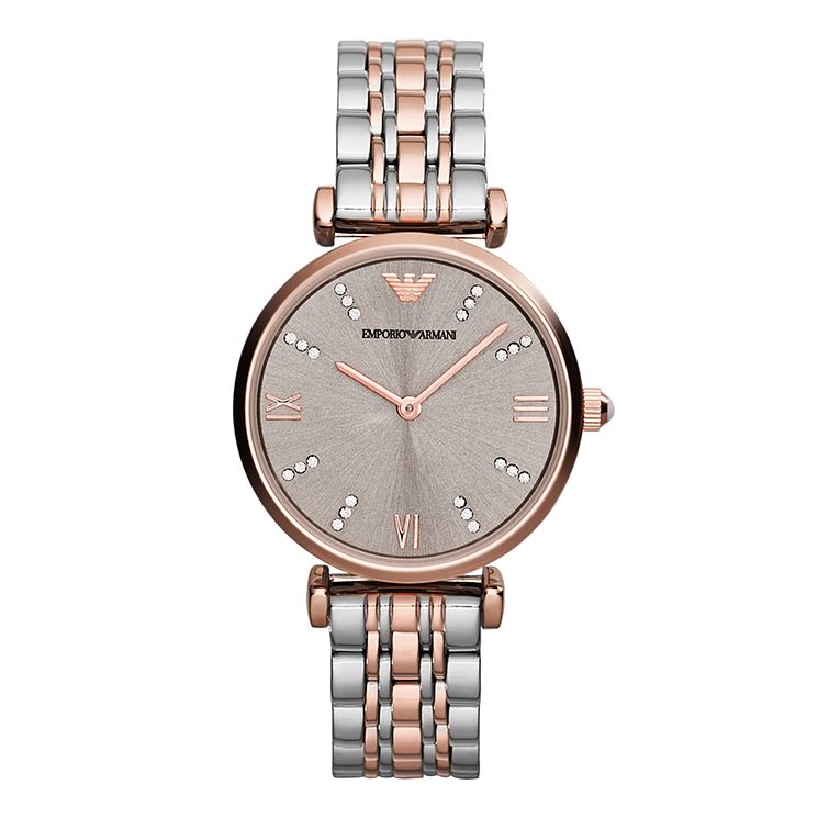 Emporio Armani Ladies Two Colour Bracelet Watch