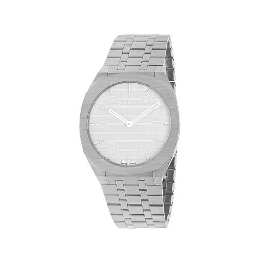 Gucci 25h Mens Stainless Steel Bracelet Watch