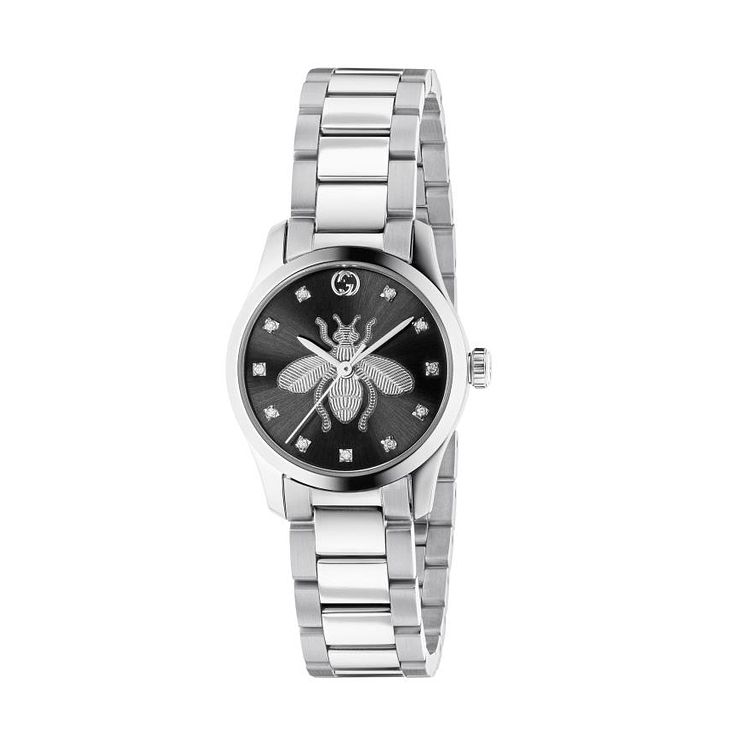 Gucci G-timeless Iconic Diamond Stainless Steel Watch