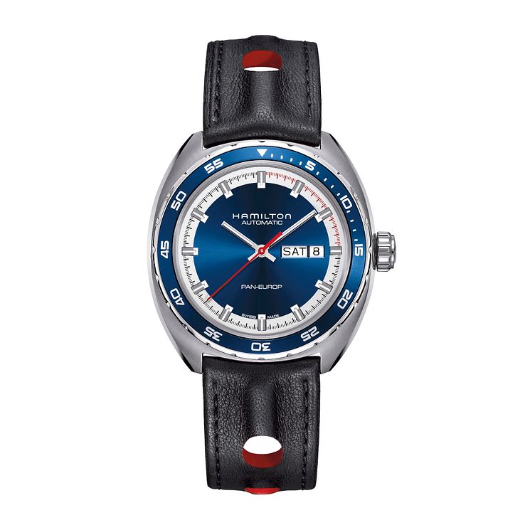 Hamilton Pan Europ Mens Automatic Strap Watch