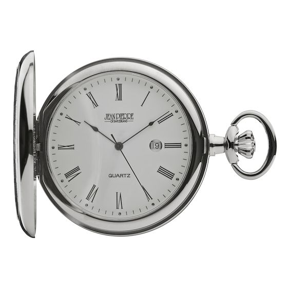 Jean Pierre Mens Chrome-plated Pocket Watch