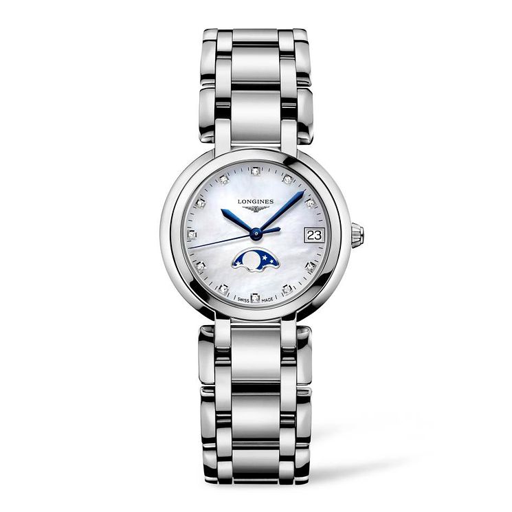 Longines Primaluna Ladies Moonphase Bracelet Watch