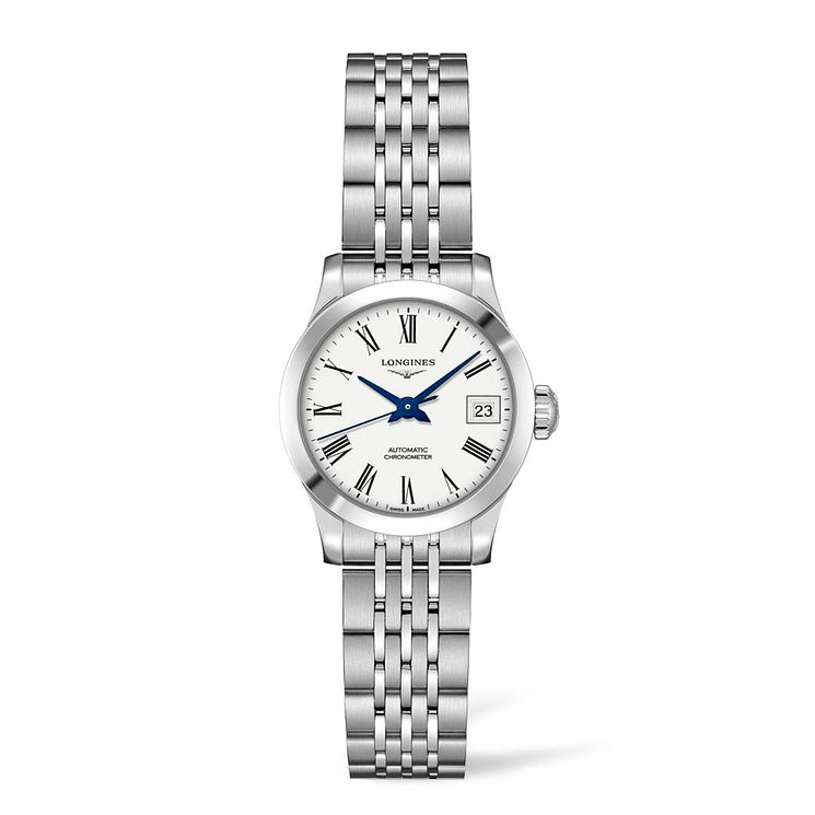 Longines Record Ladies Stainless Steel Bracelet Watch