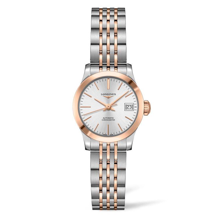 Longines Record Ladies Two Tone Bracelet Watch