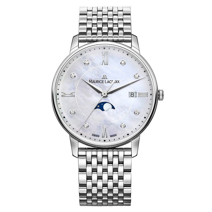 Maurice Lacroix Eliros Ladies Moonphase Diamond Watch