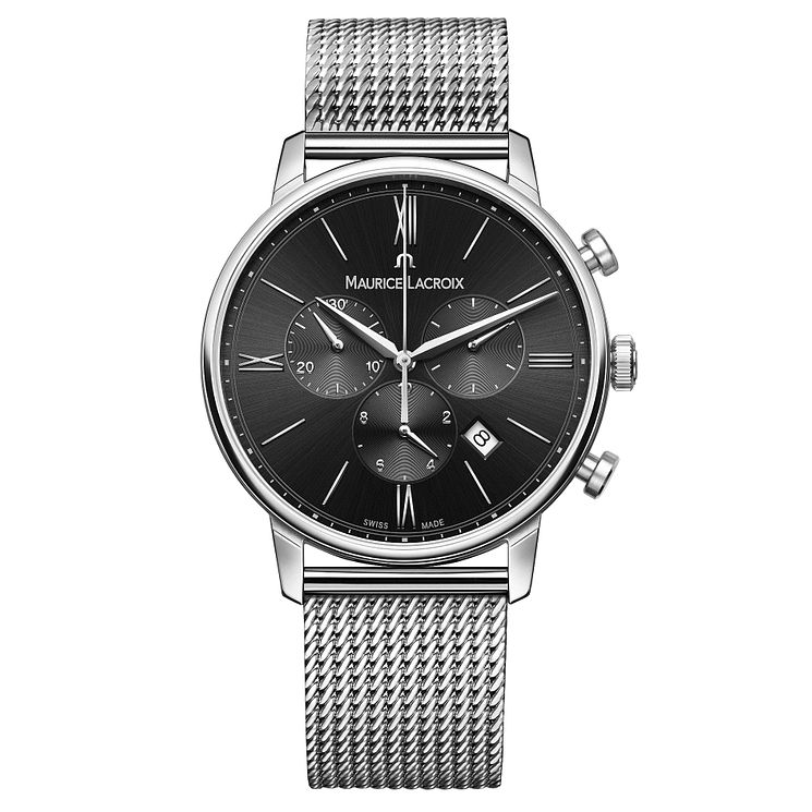 Maurice Lacroix Eliros Mens Stainless Steel Bracelet Watch