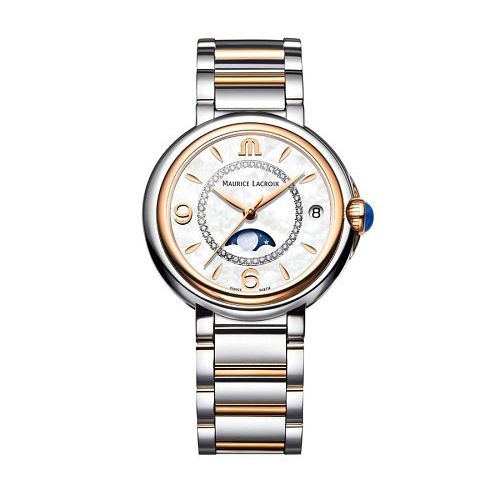 Maurice Lacroix Fiaba Moonphase Two Tone Bracelet Watch