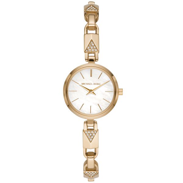 Michael Kors Jaryn Mercer Ladies Gold Plated Bracelet Watch