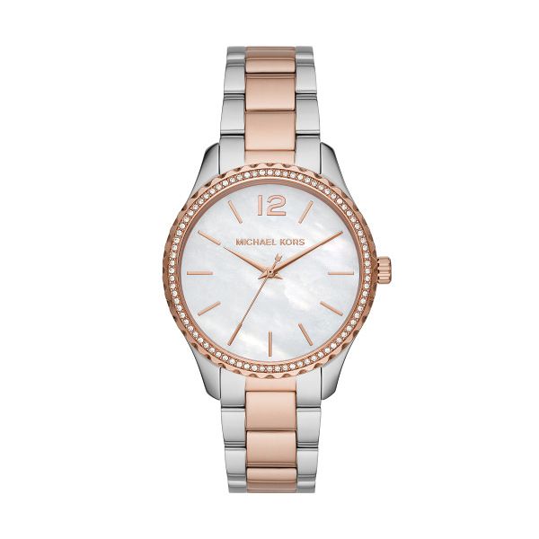 Michael Kors Layton Ladies Two Tone Bracelet Watch
