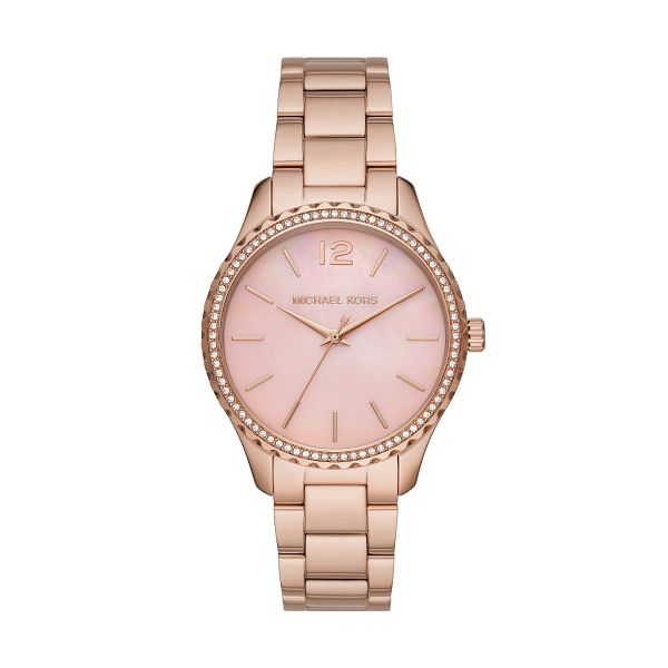 Michael Kors Layton Rose Gold Tone Bracelet Watch