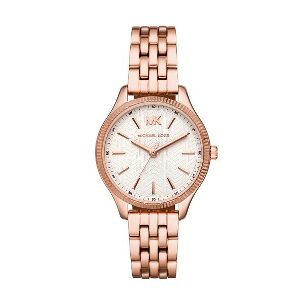 Michael Kors Lexington Ladies Rose Gold Tone Bracelet Watch