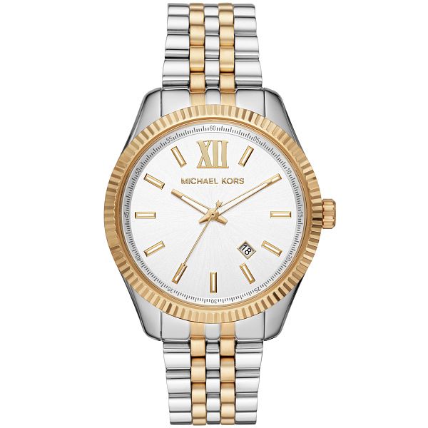 Michael Kors Lexington Mens Two Tone Bracelet Watch