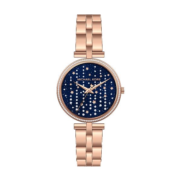 Michael Kors Maci Ladies Rose Gold Tone Bracelet Watch