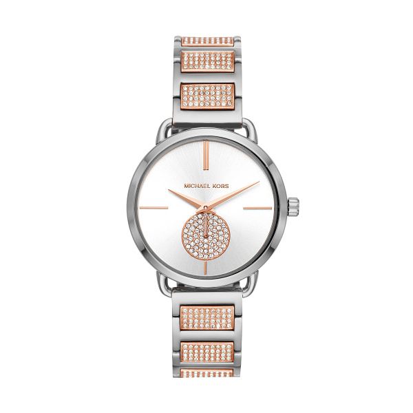 Michael Kors Portia Ladies Two Tone Bracelet Watch