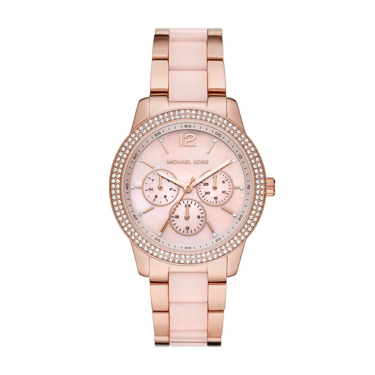 Michael Kors Tibby Ladies Rose Gold Tone Bracelet Watch