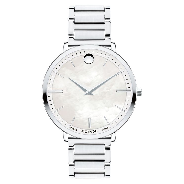 Movado Ultra Slim Ladies Stainless Steel Bracelet Watch