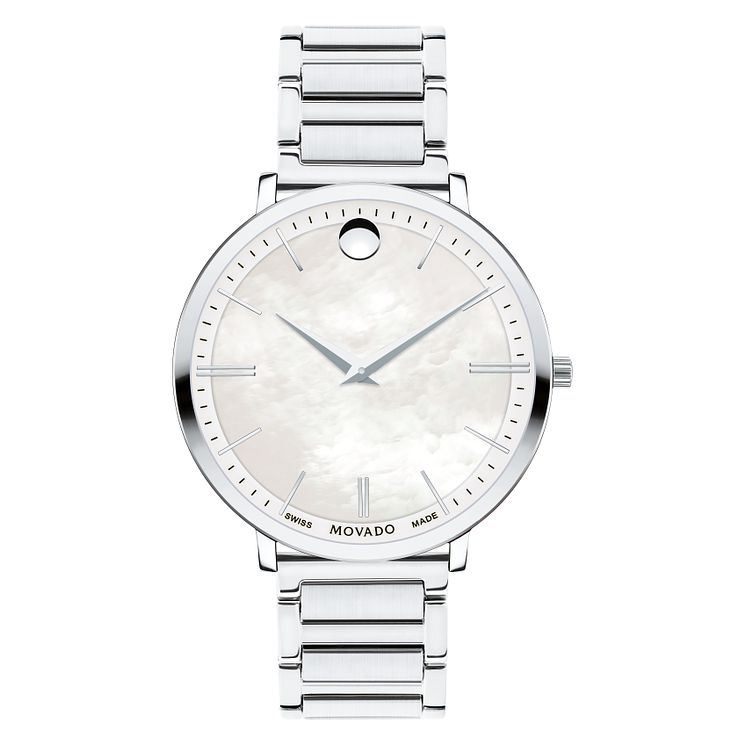 Movado Ultraslim Ladies Stainless Steel Bracelet Watch