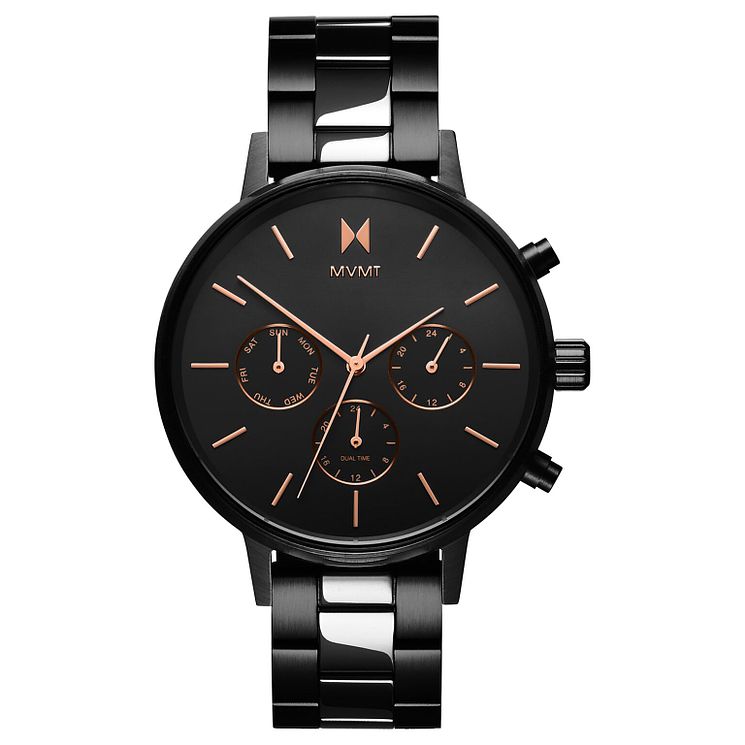 Mvmt Nova Ladies Black Ip Bracelet Watch