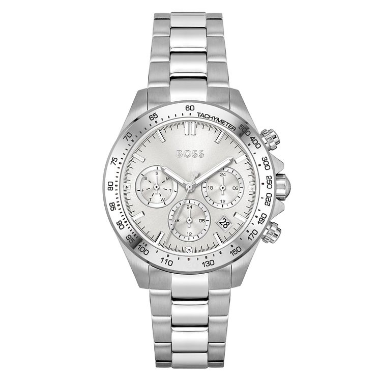 Boss Novia Crystal Ladies Stainless Steel Bracelet Watch