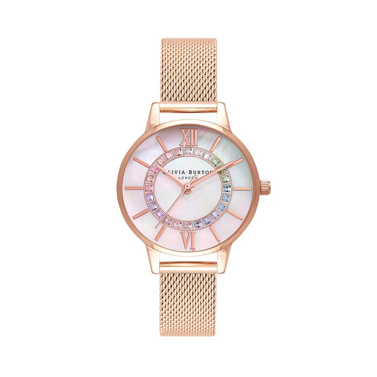 Olivia Burton Sparkle Wonderland Rose Gold Tone Watch