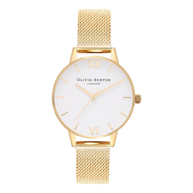 Olivia Burton Yellow Gold Metal Plated Bracelet Watch