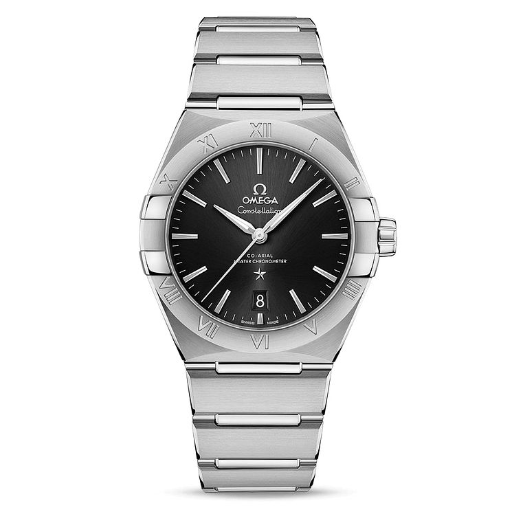 Omega Constellation Mens Stainless Steel Bracelet Watch