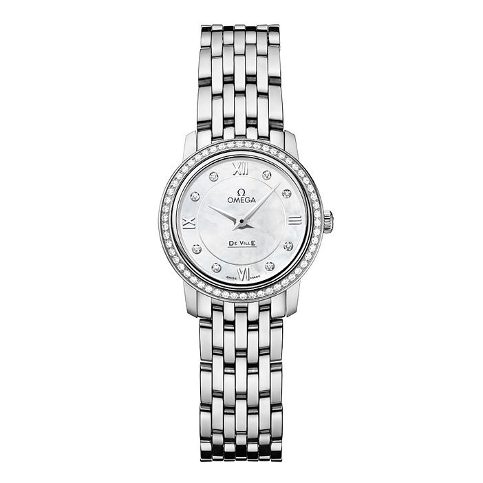 Omega De Ville Prestige Ladies Diamond Bracelet Watch