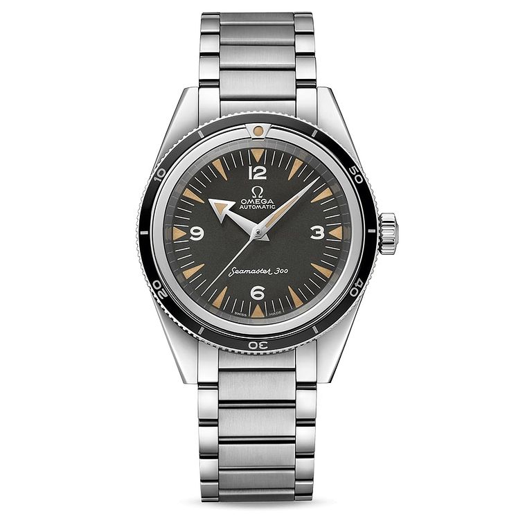 Omega Mens Aqua Terra Limited Edition Stainless Steel Bracelet Watch