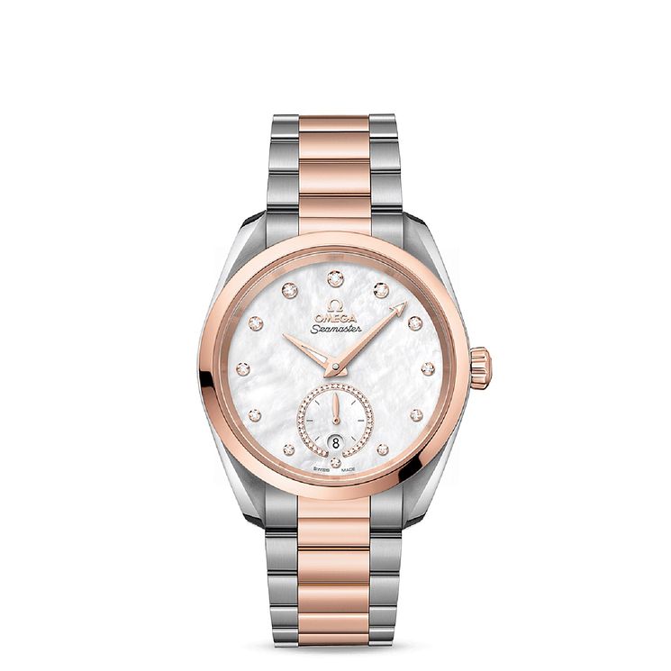 Omega Seamaster Aqua Terra Ladies Two Tone Bracelet Watch