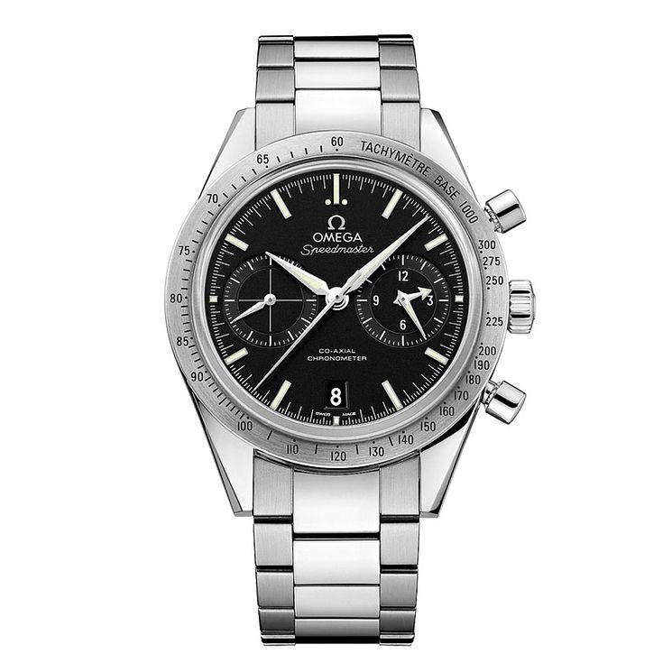 Omega Speedmaster 57 Mens Stainless Steel Bracelet Watch