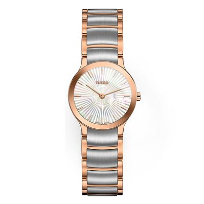 Rado Centrix Ladies Two Tone Mother Of Pearl Watch