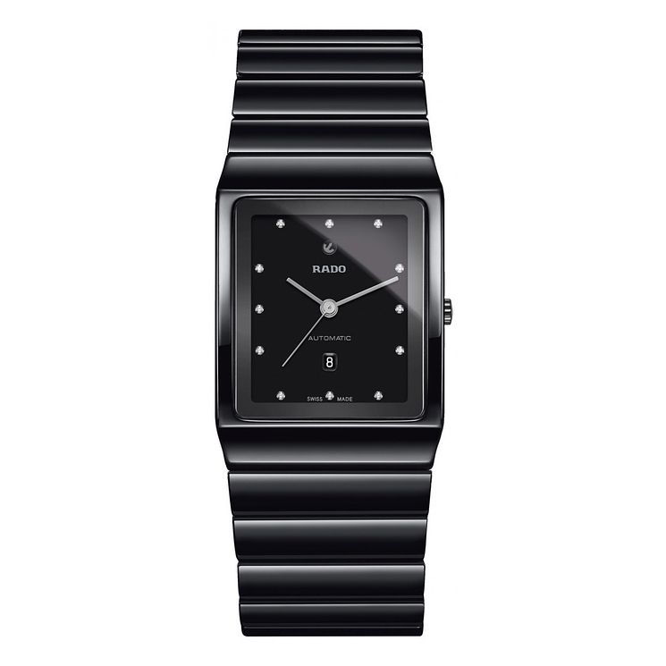 Rado Ceramica Unisex Ceramic Black Bracelet Watch