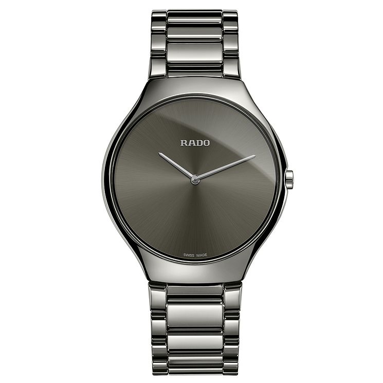 Rado True Mens Ceramic Bracelet Watch