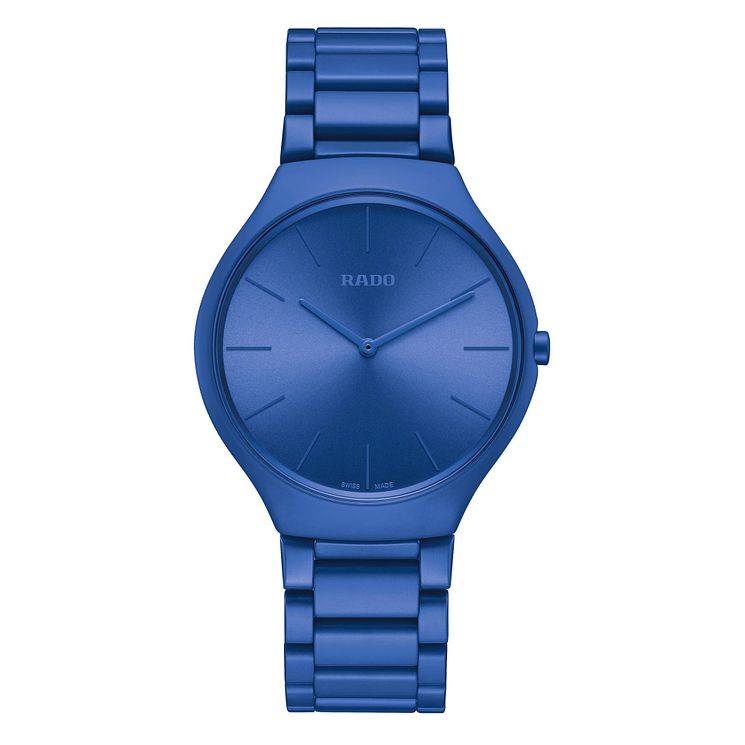 Rado True Thinline Les Couleurs Le Corbusier Blue Watch