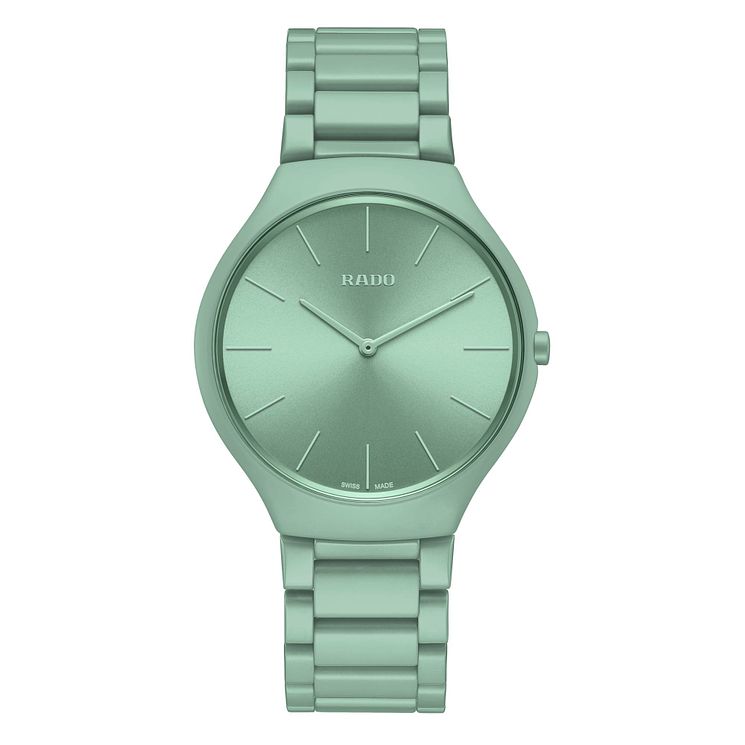 Rado True Thinline Les Couleurs Le Corbusier Green Watch