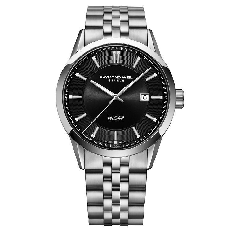 Raymond Weil Freelancer Mens Stainless Steel Bracelet Watch