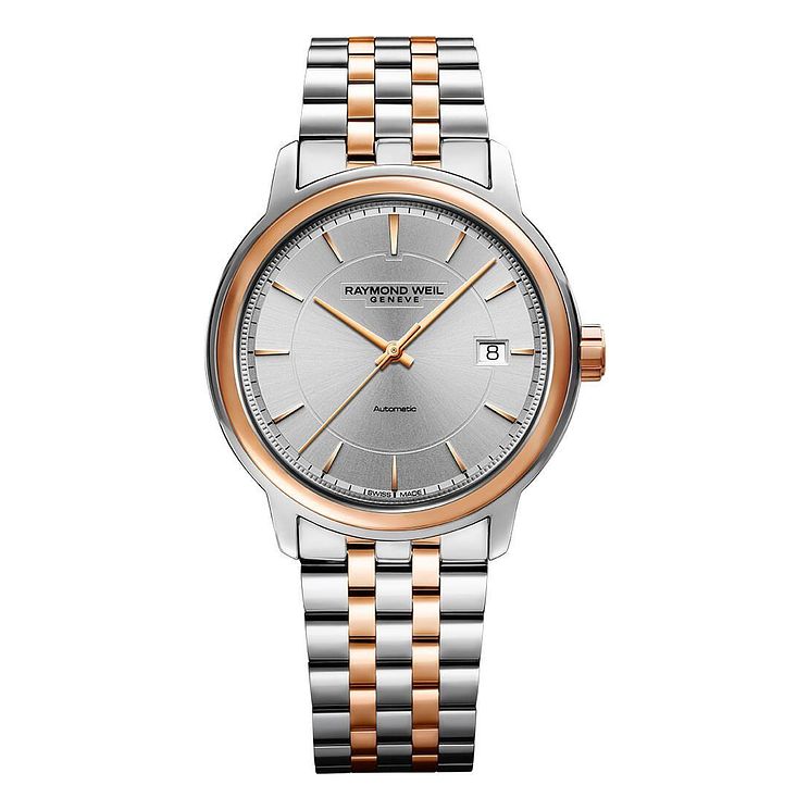 Raymond Weil Maestro Mens Two Tone Bracelet Watch