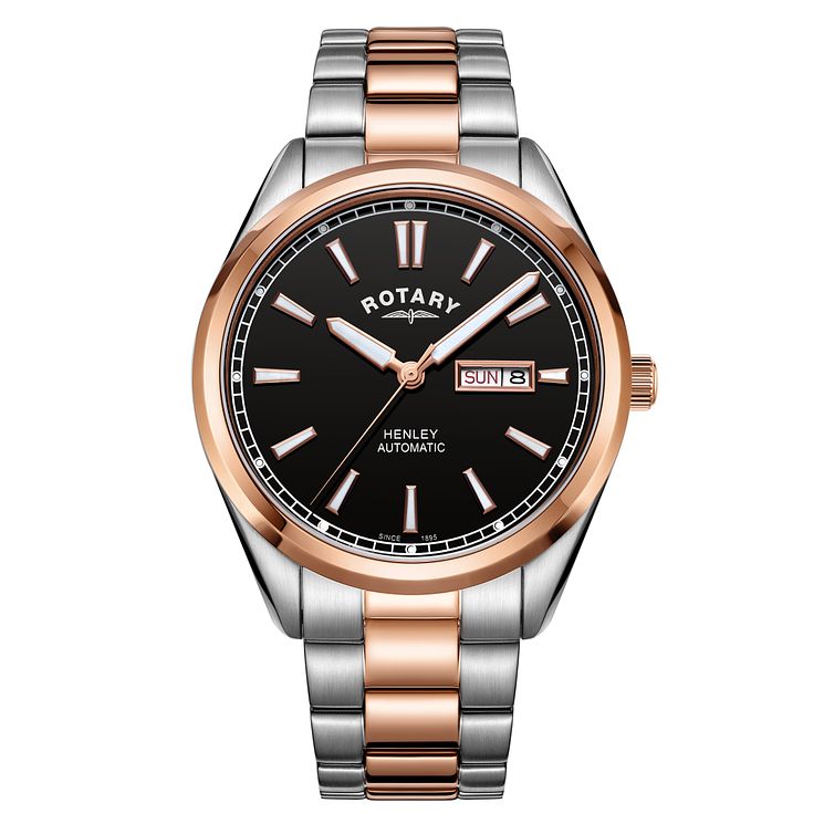 Rotary Henley Mens Two Tone Bracelet Watch