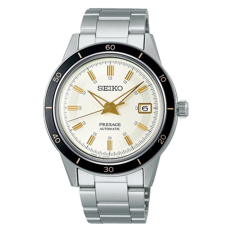 Seiko Presage Mens Stainless Steel Bracelet Watch