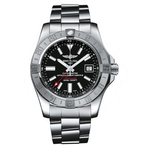 Breitling Avenger Ii Gmt Mens Stainless Steel Bracelet Watch