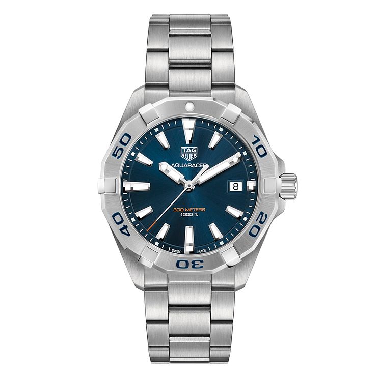 Tag Heuer Aquaracer Mens Stainless Steel Bracelet Watch
