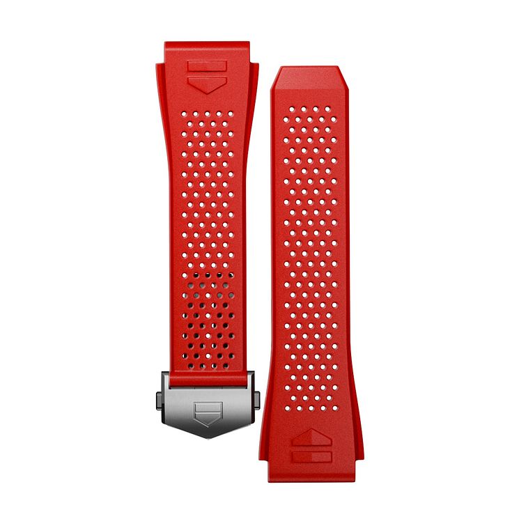 Tag Heuer Connected Red Rubber Strap